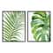 Stupell Industries Tropical Green Palms Framed Wall Art Set, 2ct.